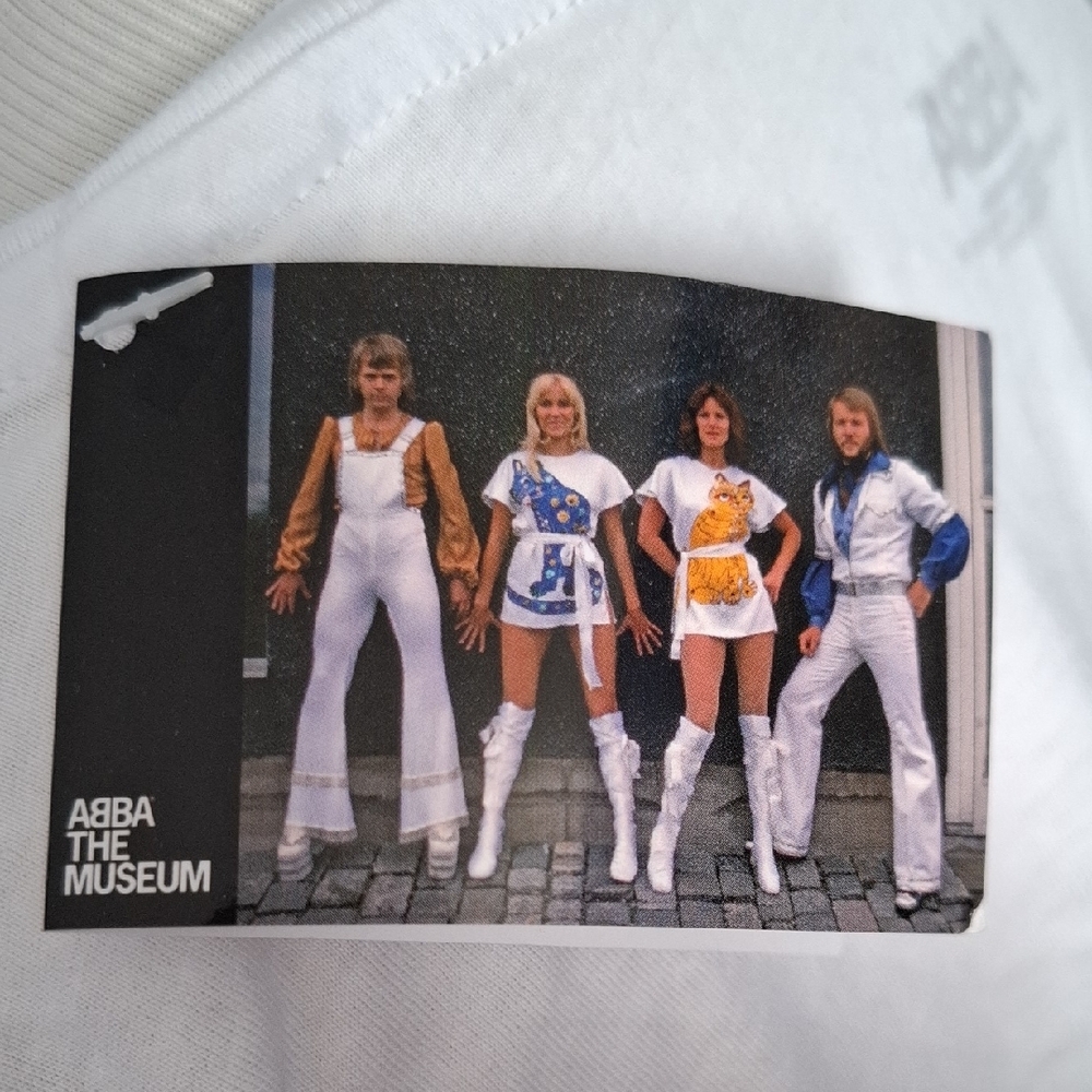 ABBA Blue Cat T-shirt (From The ABBA Museum In Sweden) - Picture 2 of 4